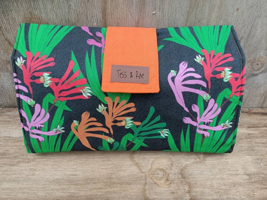 Change Mat Clutch, Tess & Rae, nappy change mat, travel change mat, Baby shower gift, nappy wallet, Changing Mat, diaper change mat clutch
