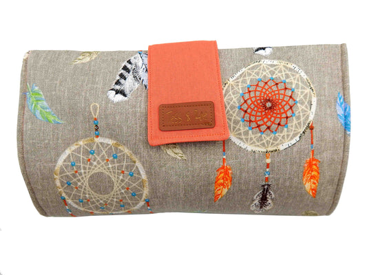 Change Mat Clutch, Tess & Rae, nappy change mat, travel change mat, Baby shower gift, nappy wallet, Changing Mat, diaper change mat clutch
