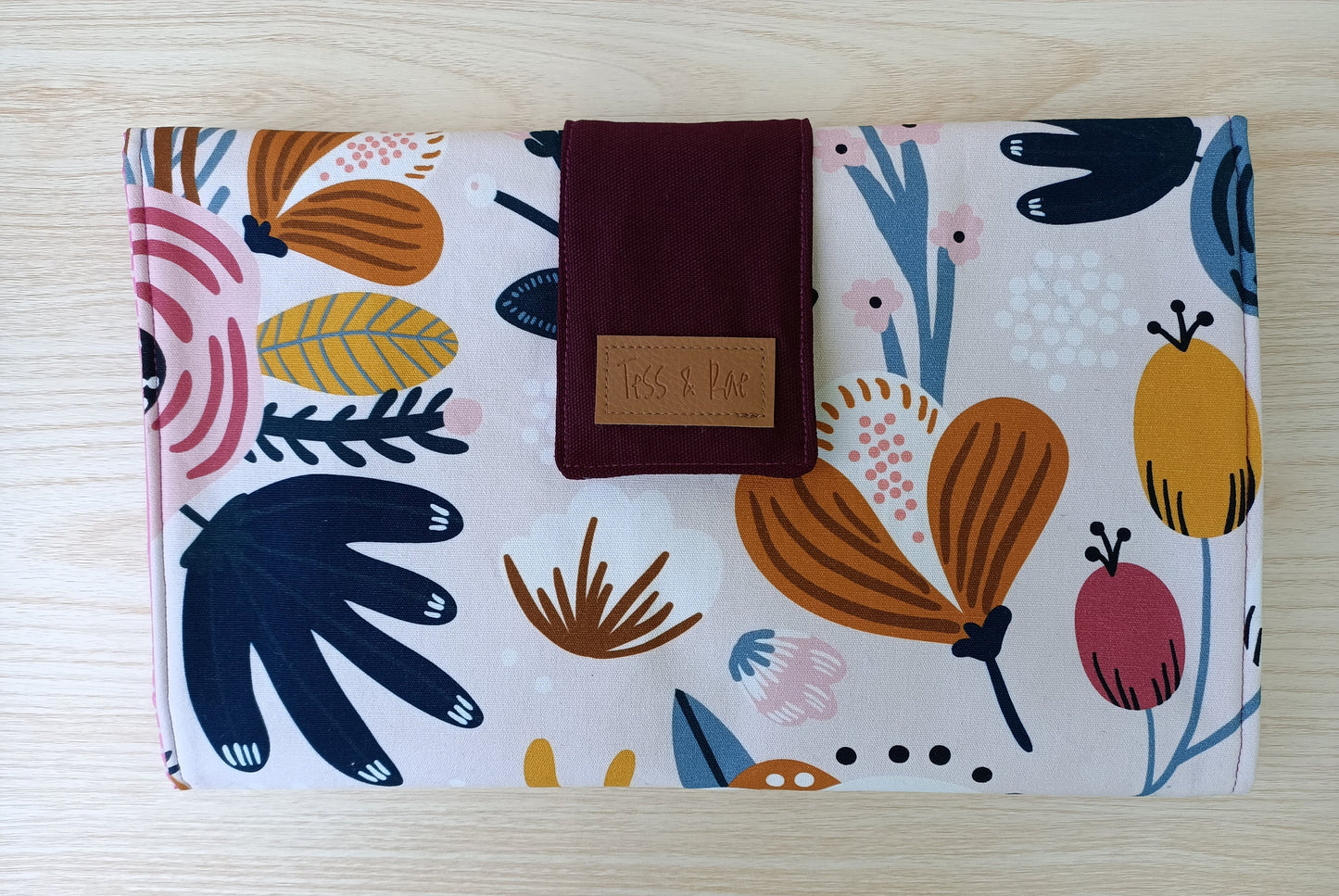 Change Mat Clutch, Tess & Rae, nappy change mat, travel change mat, Baby shower gift, nappy wallet, Changing Mat, diaper change mat clutch