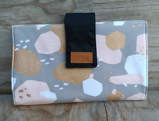 Change Mat Clutch, Tess & Rae, nappy change mat, travel change mat, Baby shower gift, nappy wallet, Changing Mat, diaper change mat clutch