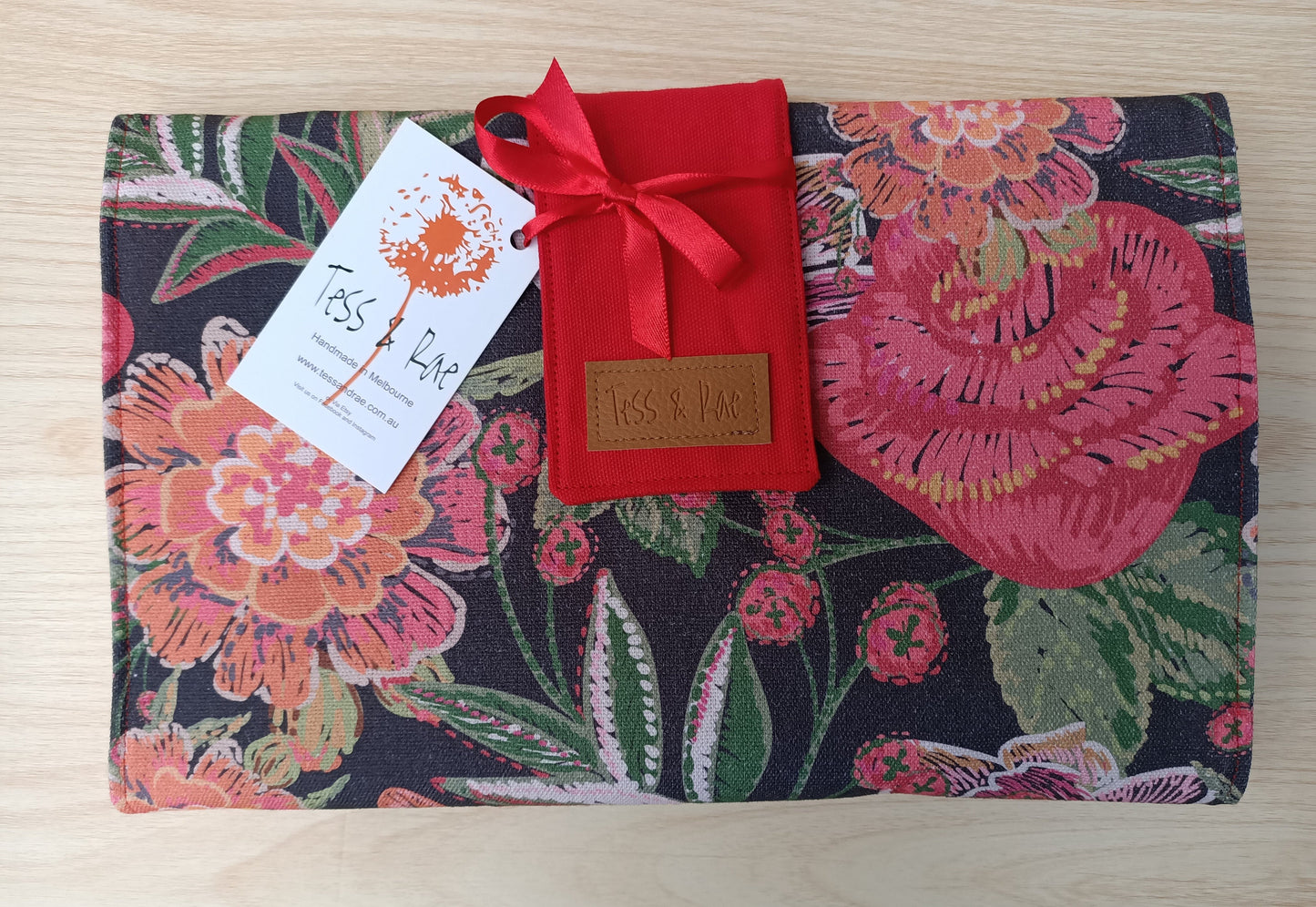 Change Mat Clutch, Tess & Rae, nappy change mat, travel change mat, Baby shower gift, nappy wallet, Changing Mat, diaper change mat clutch