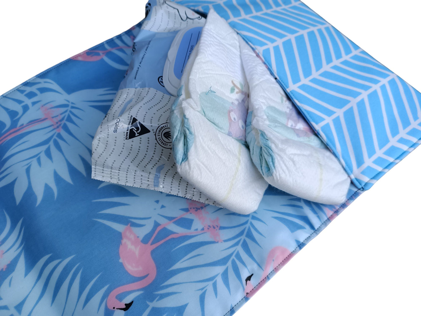 Change Mat Clutch, Tess & Rae, nappy change mat, travel change mat, Baby shower gift, nappy wallet, Changing Mat, diaper change mat clutch