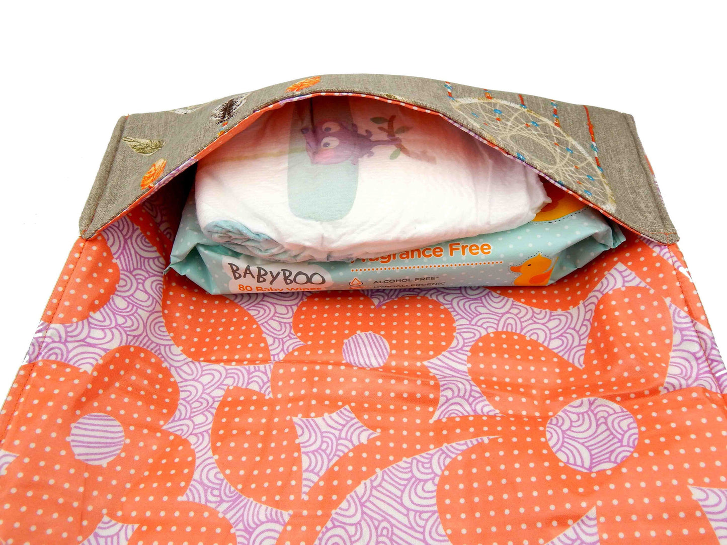Change Mat Clutch, Tess & Rae, nappy change mat, travel change mat, Baby shower gift, nappy wallet, Changing Mat, diaper change mat clutch
