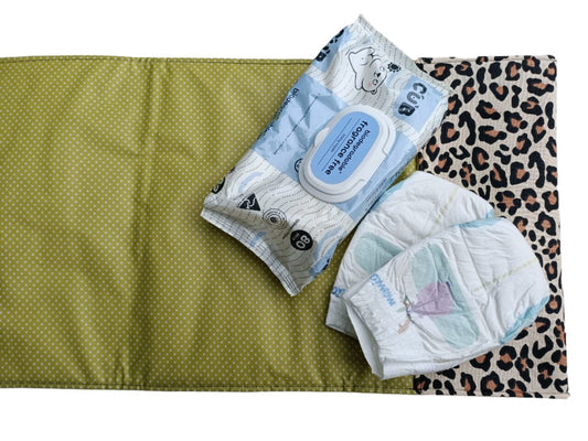 Change Mat Clutch, Tess & Rae, nappy change mat, travel change mat, Baby shower gift, nappy wallet, Changing Mat, diaper change mat clutch