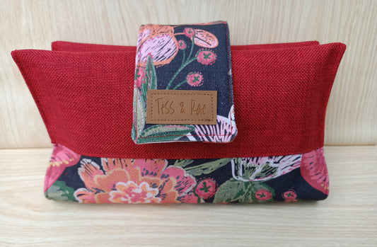 Nappy Wallet, Nappy clutch, wipes holder, nappy bag, Baby Shower Gift, diaper wallet